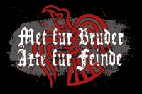 Met für Brüder Äxte für Feinde - Tshirt Vikings Lodbrok Germanen Wikinger Odin