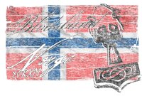 Blodsband Norge - Tshirt Norwegen Wikinger Vikings Wotan...