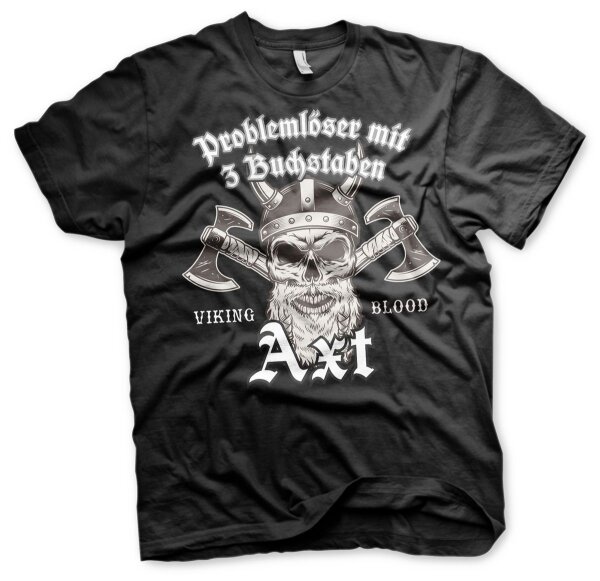 Problemlöser mit 3 Buchstaben Herren Tshirt Wikinger Viking Valhall Odin M