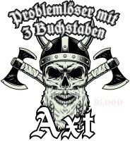 Problemlöser mit 3 Buchstaben Herren Tshirt Wikinger Viking Valhall Odin M