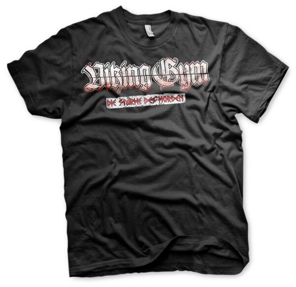 Viking Gym Die Stärke des Norden Männer Tshirt Training Sport