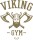 Viking Gym Viking Axes Männer Tshirt Training Sport 3XL