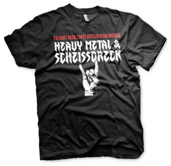 Heavy Metal & Scheissdreck - TShirt Rock Biker Rocker