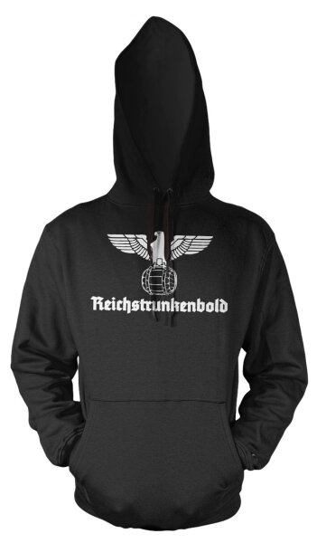 Reichstrunkenbold - Kapuzensweat Trinker Saufen Funshirt L