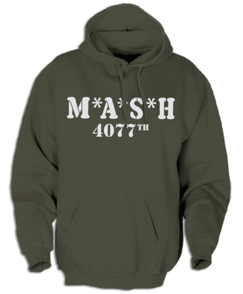 M.A.S.H 4077 - Kapuzensweat Hawkeye Korea Militär US-Army Soldaten TV-Serie 2XL