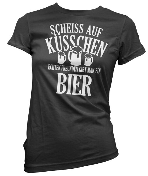 Scheiss auf Küsschen - Ladyshirt