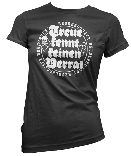 Treue kennt keinen Verrat - Ladyshirt Motorad MC Biker Rocker Onepercenter