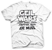 Geil Wars Junggesellenabschied Shirt Motiv 2 JGA Hochzeit Heirat Weiss-2XL