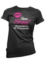 Team Braut JGA Junggesellinenabschied Shirt Schwarz-L