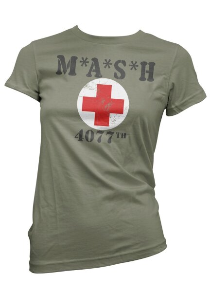 M.A.S.H. Lazarett 1- Ladyshirt Kult Koreakrieg Army Military US L