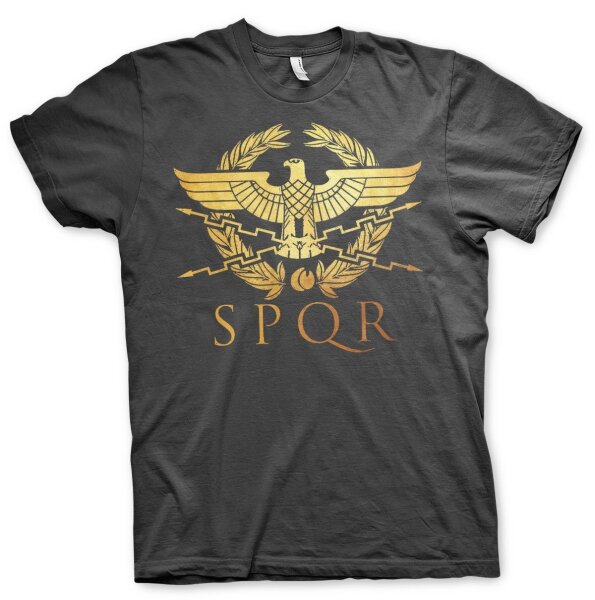 S.P.Q.R. Legionsadler - Herren Tshirt Rom Tacitus 13te Antike 7XL