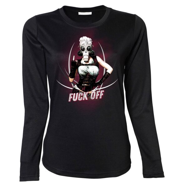 Fuck Off - Damen Langarm Shirt