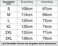 Weisse Weihachten Pulli Sweatshirt Herren L