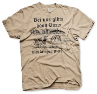 Bei uns gibts koan Virrus Mia dringan Bier Herren Tshirt...