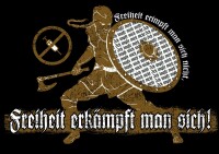 Freiheit erkämpft man sich!  Herren Tshirt fun spass Corona Schwachsinn Covid19