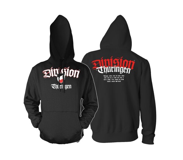 Division Thüringen Herren Hoodie Kapuzenpulli 2XL