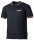 Masterrace Classic - Herren Polo schwarz weiss rot