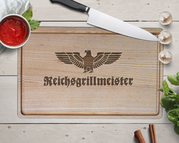 Holz Schneidebrett 40x25cm ReichsGrillmeister