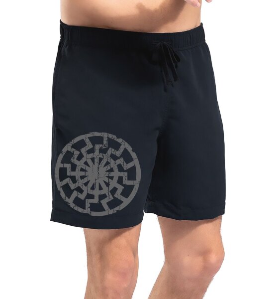 Schwarze Sonne BADEHOSE Herren M