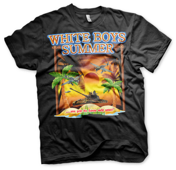 White Boys Summer Panzer Strand Herren Tshirt