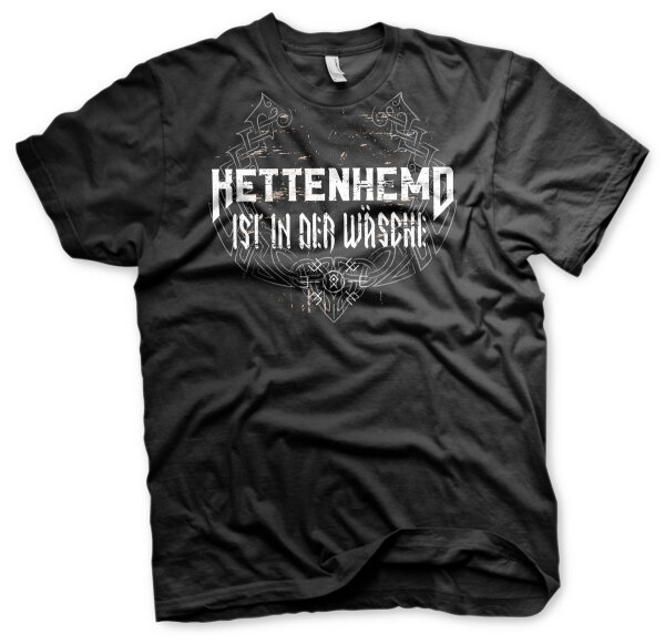 Kettenhemd ist in der Wäsche Herren Tshirt Wikinger Viking M