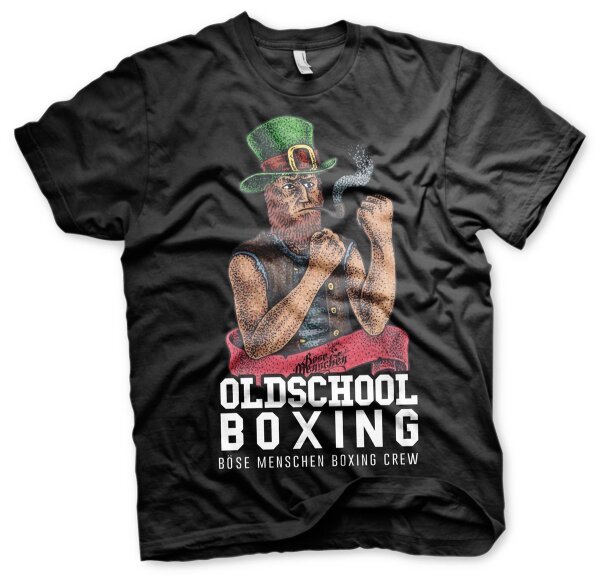 Böse Menschen Oldschool Boxing- Tshirt Streetwear MMA Fight Ultras L