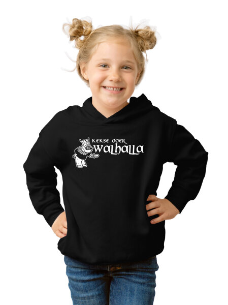 Kekse oder Walhalla Kinder Hoodi Kapuzenpulli 140