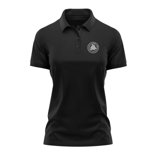 Wotansknoten im Runenkreis - Damen Poloshirt