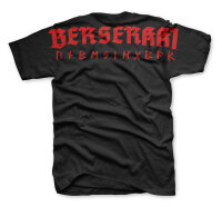 Berserkki Herren Tshirt Druck ROT 4XL