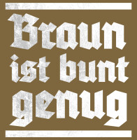 Braun ist bunt genug Herren Hoodie Kapuzenpulli XL