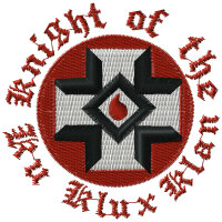 Knight of the Ku Klux Klan bestickt Herren Poloshirt mit Streifen SWR XXL