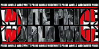 White Pride World Wide Herren Tshirt 4XL