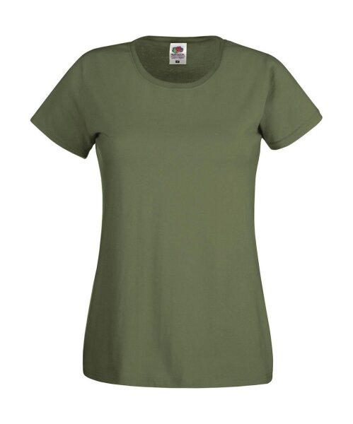 Ladies Tshirt Classic Olive-L