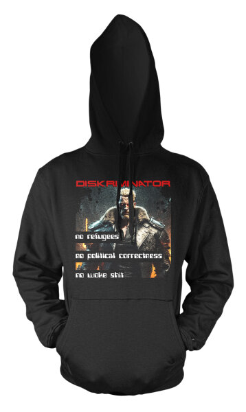 Diskriminator Herren Hoodie Kapuzenpulli XL