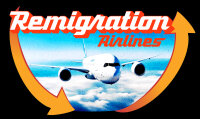 Remigration Airlines Herren Tshirt M