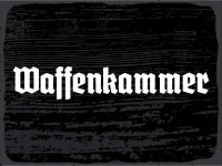 Blechschild - Waffenkammer