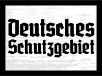 Blechschild - D. Schutzgebiet