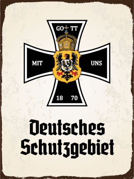 Blechschild - EK D Schutzgebiet