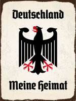 Blechschild - Adler Mein Heimat