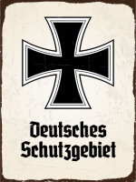 Blechschild - EK D Schutzgebiet