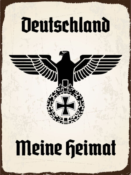 Blechschild - Adler Mein Heimat