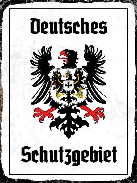 Blechschild - Adler Schutzgebiet