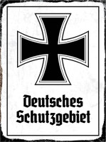 Blechschild - EK D Schutzgebiet