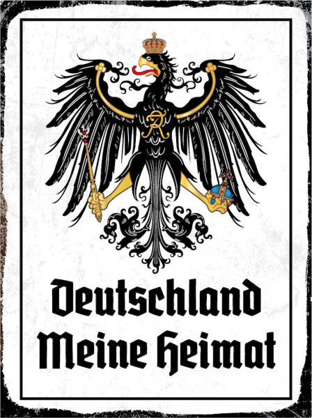 Blechschild - Adler Heimat