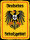 Blechschild - Adler Schutzgebiet