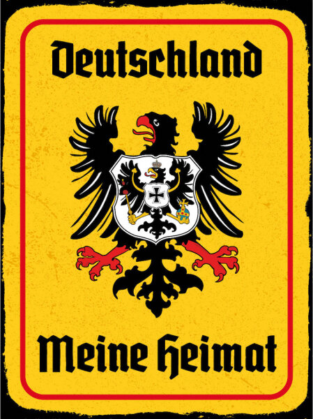 Blechschild - Adler Mein Heimat