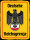 Blechschild - Adler Reichtsgrenze