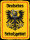 Blechschild - Adler Schutzgebiet