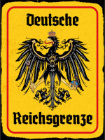 Blechschild - Adler Reichtsgrenze