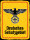 Blechschild - Adler D Schutzgebiet